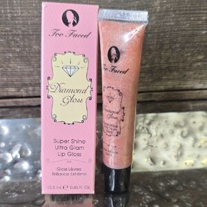 Too Faced Diamond Gloss Lip Gloss - Chocolate, NEW